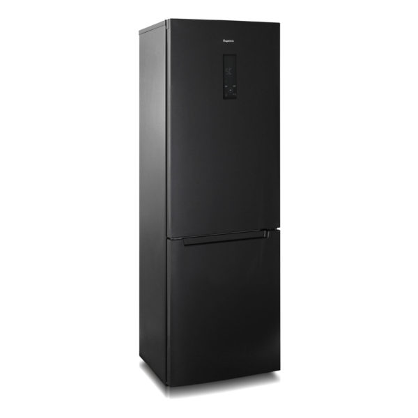 Двухкамерный холодильник Бирюса B960NF черная нержавеющая сталь