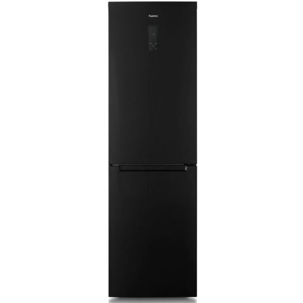 Двухкамерный холодильник Бирюса B980NF черная нержавеющая сталь