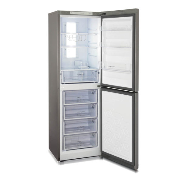 Двухкамерный холодильник Бирюса I940NF нержавеющая сталь