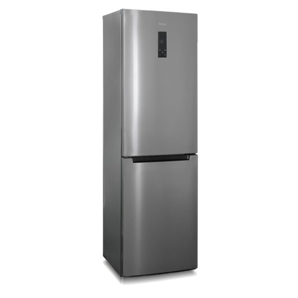 Двухкамерный холодильник Бирюса I980NF нержавеющая сталь