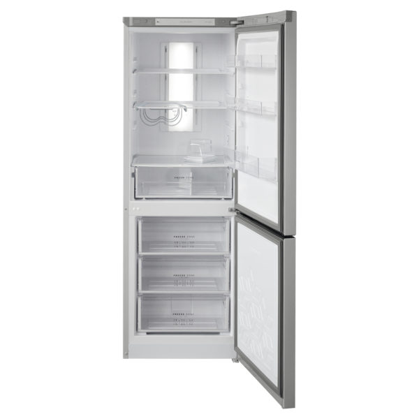 Двухкамерный холодильник Бирюса I960NF нержавеющая сталь