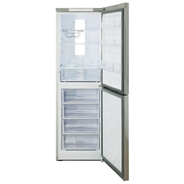 Двухкамерный холодильник Бирюса C940NF серебристый металлопласт