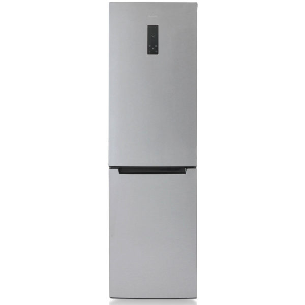 Двухкамерный холодильник Бирюса C980NF серебристый металлопласт